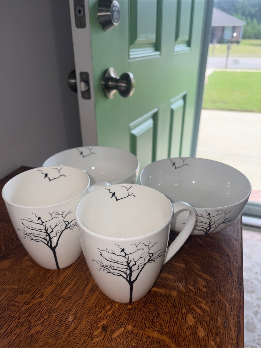 Roscher Bone China - Tree & Bird Bowls & Mugs